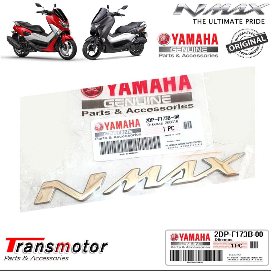 Orijinal NMAX 125/155 2015-2026 Nmax Yazı-Amblem-Logo Silver