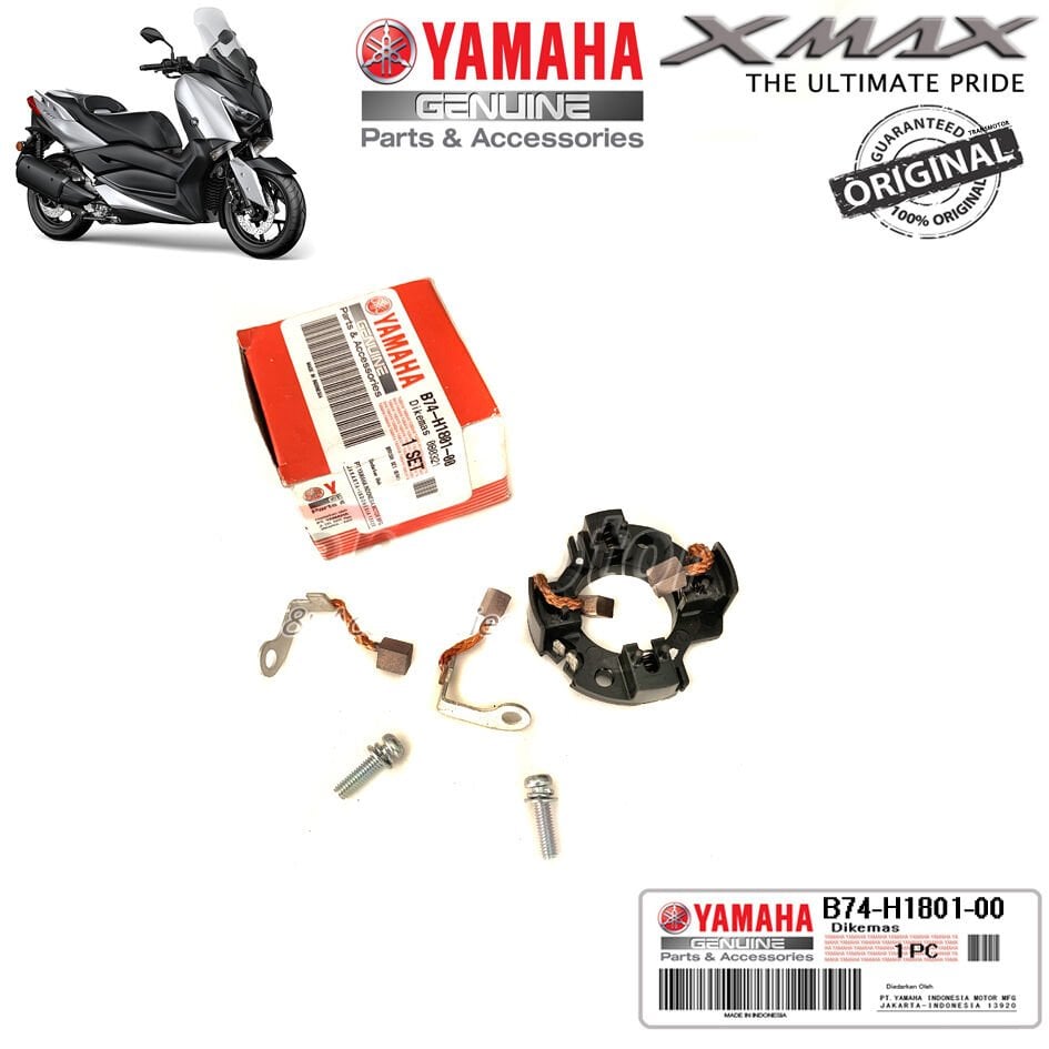 Orijinal Xmax Ironmax Techmax 250/300 2018-2025 Marş Motor Kömür Seti