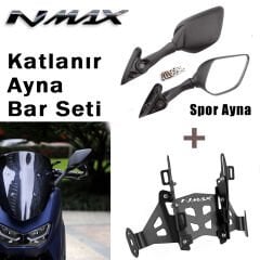 Nmax 125/155 2021-2024 Katlanır Spor Ayna ve Bar Seti
