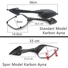 Nmax 125/155 2021-2024 Katlanır Ayna ve Bar Seti + Ayna Kapatma Vida Seti Hediye