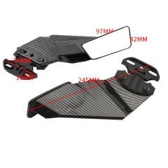 Universal Marka Uyumlu Modifiye Motosiklet Ayna Seti