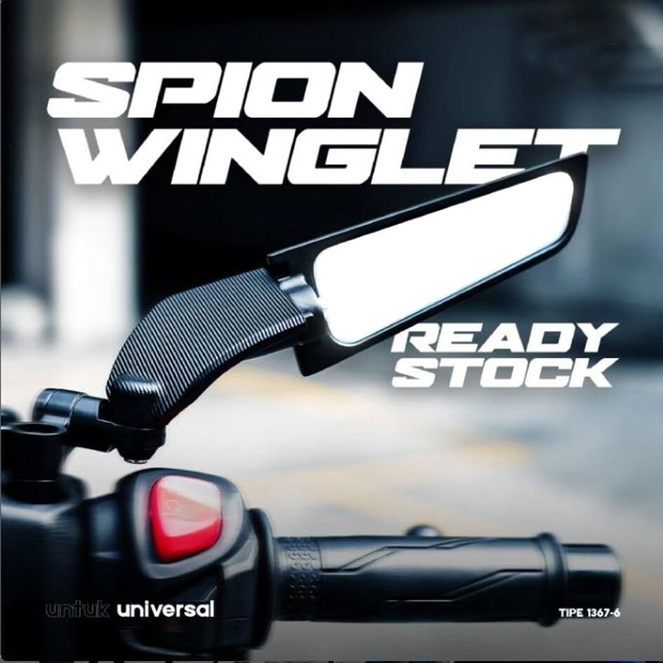 H2 Yarasa Universal Yüksek Kaliteli Motosiklet Cnc Ayna Seti Tek Vidalı Büyük Boy