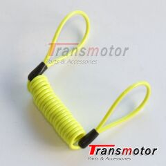 Disk Kilit Hatırlatma Kablosu Yüksek Kaliteli 150 Cm Neon Sarı