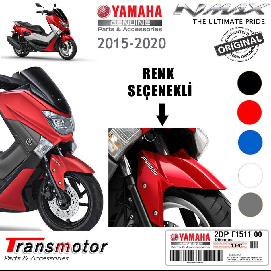Orijinal NMAX 125/155 2015-2024 Ön Çamurluk, Lütfen Açıklamayı Okuyun