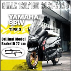 Nmax 125/155 2021-2024 Orijinal Model 72cm Tur Camı