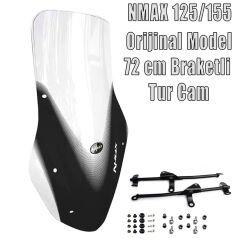 Nmax 125/155 2021-2024 Orijinal Model 72cm Tur Camı