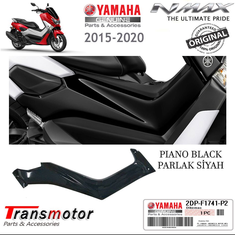 Orijinal NMAX 125/155 Depo Altı Sağ Yan Kapak Parlak Siyah