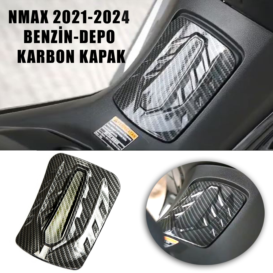 Nmax 125/155 2021-2024 Benzin-Depo Karbon Kapak