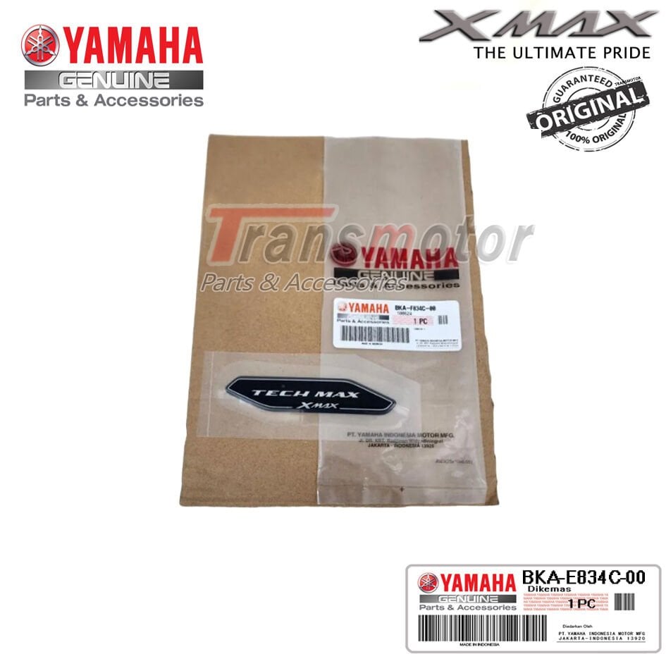 Orijinal Xmax Techmax Tüm Yıllar  Logo Amblem Yazı Sol