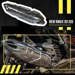 Nmax 125/155 2021-2024 Egzoz Koruma Karbon Kapak