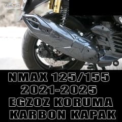 Nmax 125/155 2021-2024 Egzoz Koruma Karbon Kapak