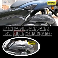 Nmax 125/155 2021-2024 Hava Filtre Karbon Kapak