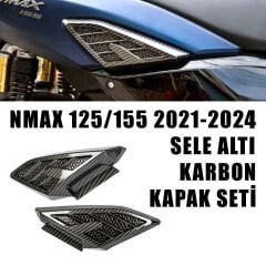 Nmax 125/155 2021-2024 Sele Altı Karbon Koruma Aksesuar Kapak Seti
