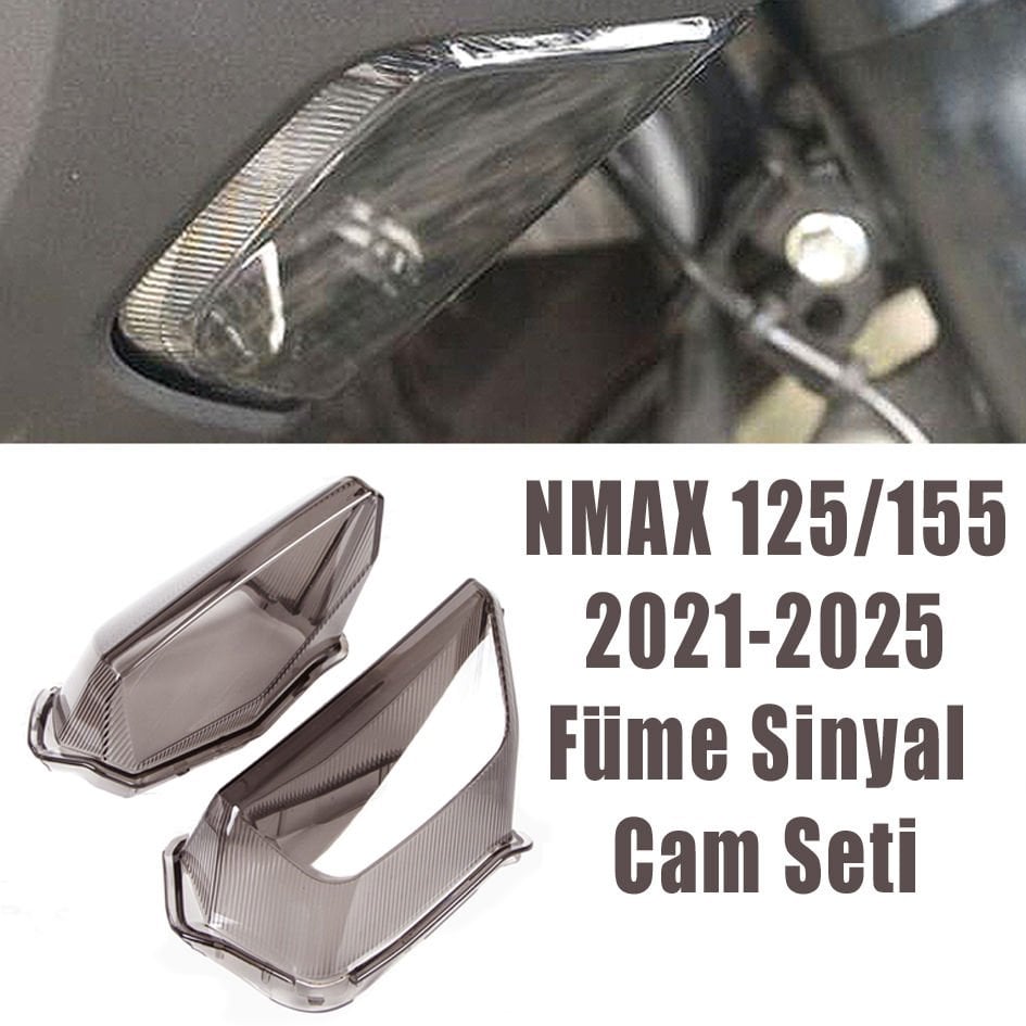 Nmax 125/155 2021-2024 Sinyal Cam Seti Füme