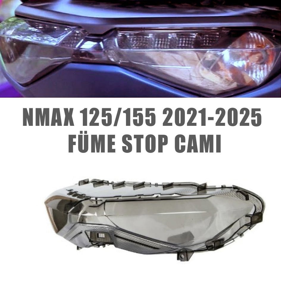 Nmax 125/155 2021-2024 Stop Camı Füme