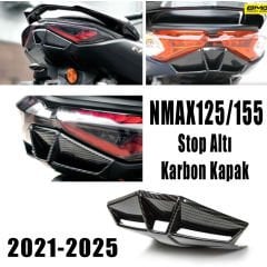 Nmax 125/155 2021-2024 Stop Altı Karbon Diffuser Kapak