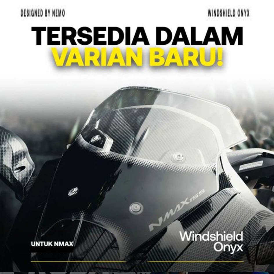 Nmax 125/155 2021-2024 Spor Cam Oxygn Polikarbonat Kırılmaz