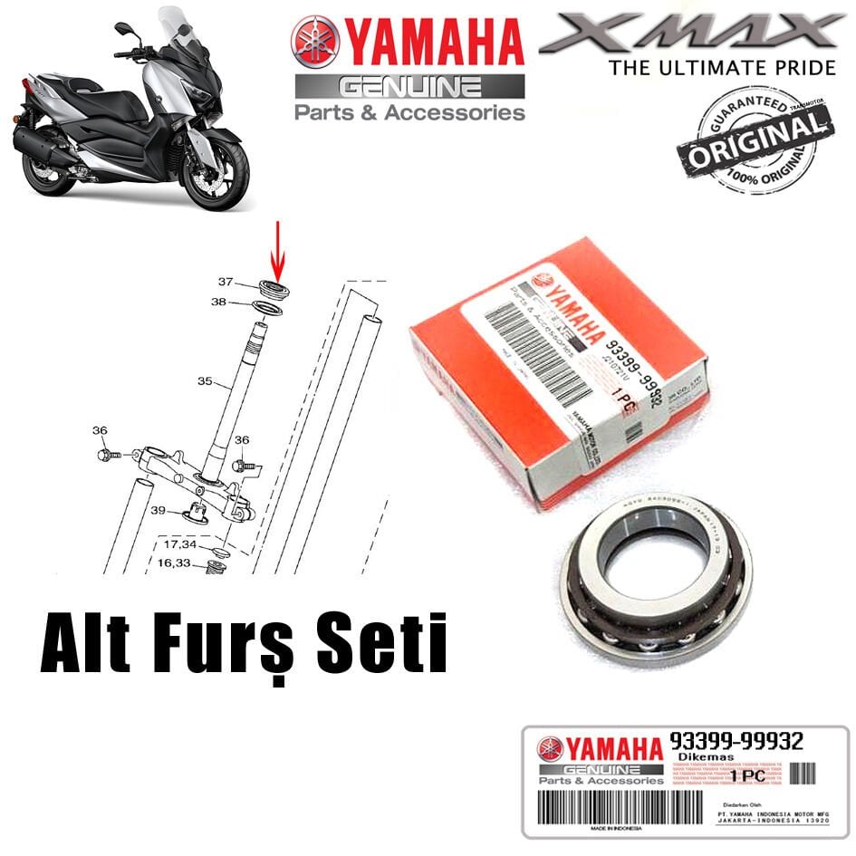 Orijinal Xmax Ironmax Techmax 250/300/400 2018-2025  MT-07 MT-09 Alt Furş Seti