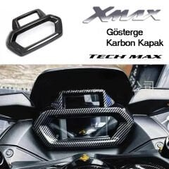 Xmax Techmax 2023-2025 Gösterge Çerçeve Aksesuar Karbon Kapak