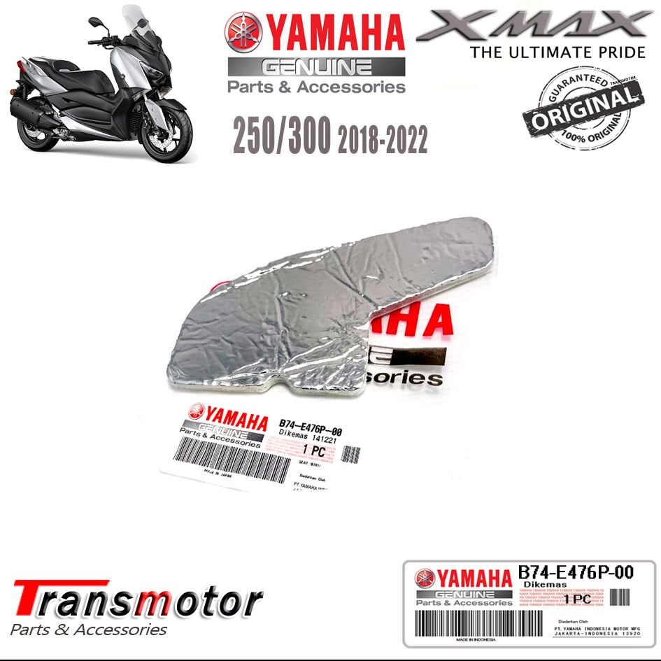 Orijinal Xmax Ironmax Techmax 250/300 2018-2024 Egzoz Arka Isı Kalkanı