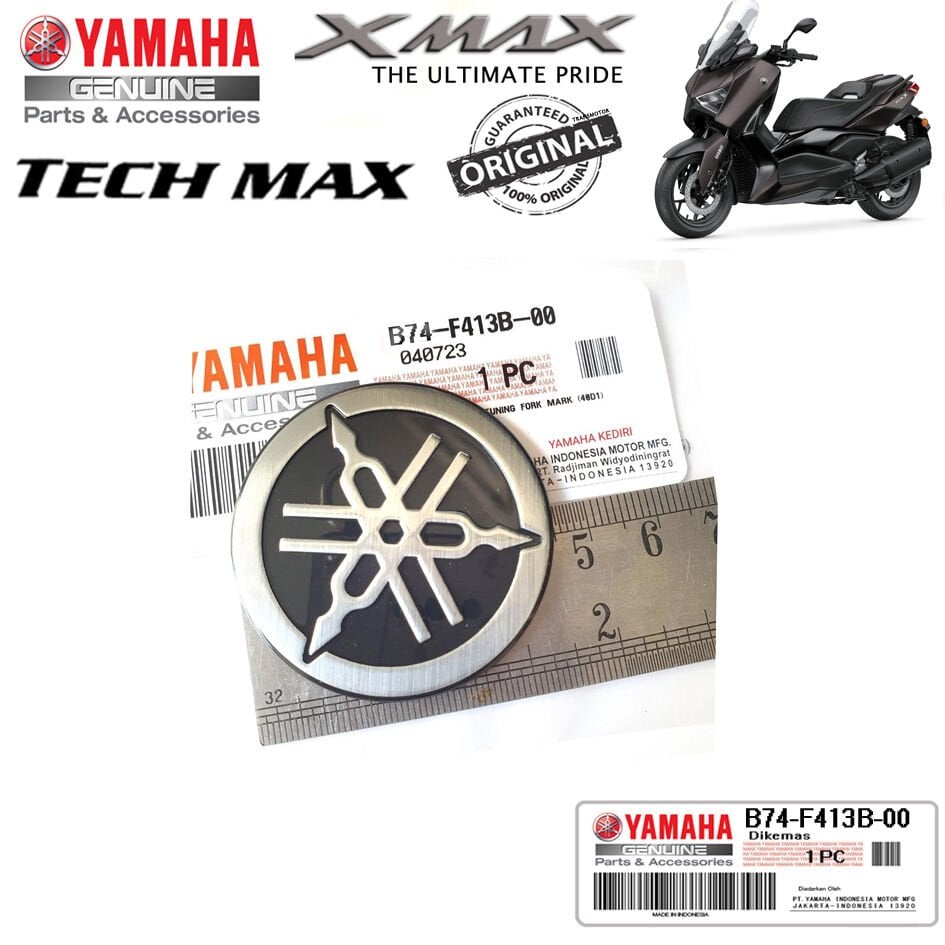 Orijinal Xmax Ironmax Techmax 125/250/300 2023-2025 Yamaha Grenaj Amblem Logo