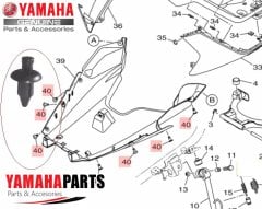 Orijinal Nmax 125/155 Xmax 125-250-300 Plastik Perçin Pim Rivet